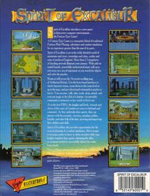 Spirit of Excalibur - Box - Back Image