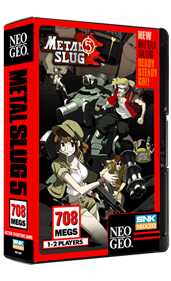 Metal Slug 5 - Box - 3D Image