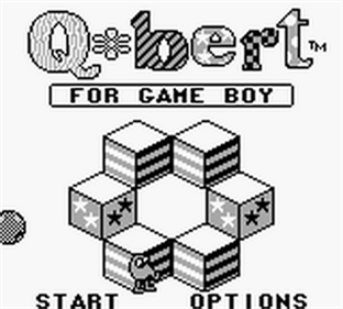 Q*bert for Game Boy - Screenshot - Game Title Image