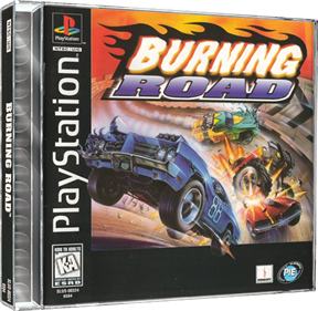 Burning Road - Box - 3D Image