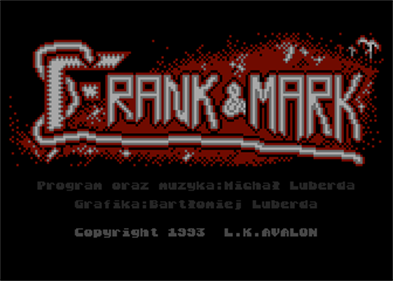 Frank & Mark - Screenshot - Game Title Image