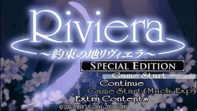 Riviera: The Promised Land - Screenshot - Game Title Image