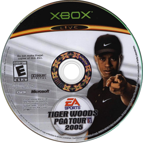 Tiger Woods PGA Tour 2005 - Disc Image