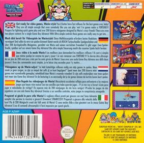 WarioWare, Inc.: Mega Microgame$! - Box - Back Image