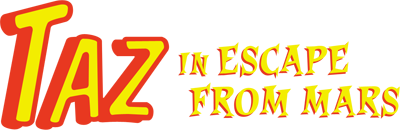 Taz in Escape from Mars - Clear Logo Image