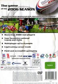Rugby Challenge 2006 - Box - Back Image