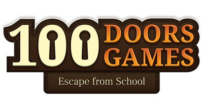 100 Doors Game: Escape from School - Clear Logo Image