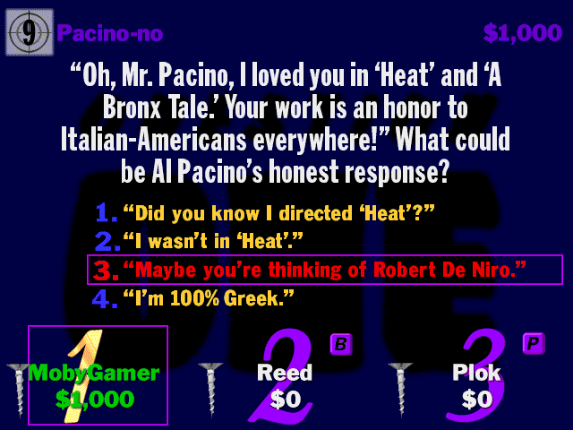 You Don't Know Jack: Movies (1996)