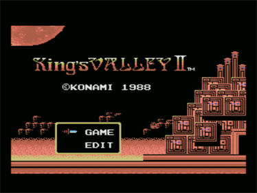 King's Valley II - Screenshot - Game Title Image