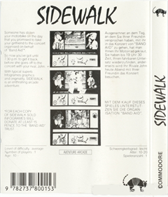Sidewalk - Box - Back Image
