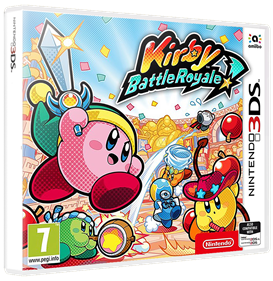 Kirby Battle Royale - Box - 3D Image