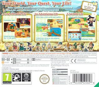 Fantasy Life - Box - Back Image