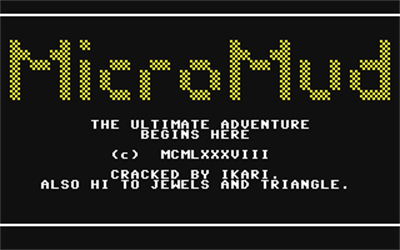 Micro MUD - Screenshot - Game Title Image