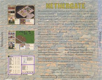 Nethergate - Box - Back Image