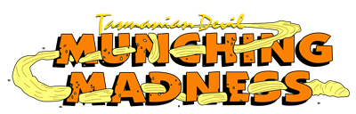 Tazmanian Devil: Munching Madness - Clear Logo Image