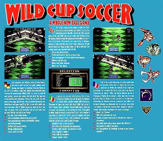 Wild Cup Soccer - Box - Back Image