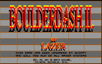 Boulder Dash 2 - Screenshot - Game Title Image