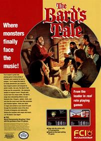 The Bard's Tale - Advertisement Flyer - Front Image