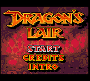 Dragon's Lair - Screenshot - Game Title Image