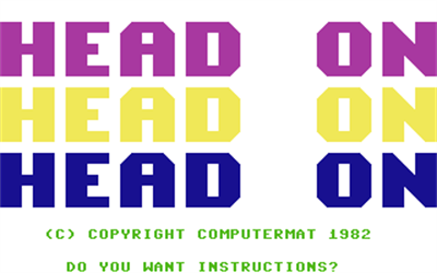 Head On - Screenshot - Game Title Image