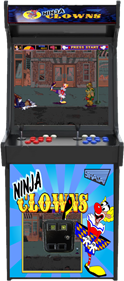 Ninja Clowns - Arcade - Cabinet Image