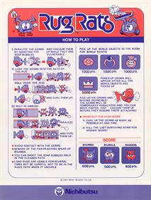 Rug Rats - Advertisement Flyer - Back Image