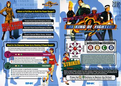 The King of Fighters '99: Millennium Battle - Arcade - Controls Information Image