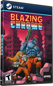 Blazing Chrome - Box - 3D Image