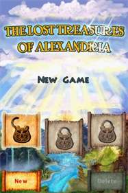 The Lost Treasures of Alexandria - Screenshot - Game Title Image