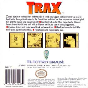 Trax - Box - Back Image