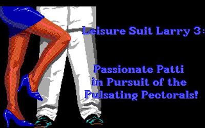 Leisure Suit Larry III: Passionate Patti in Pursuit of the Pulsating Pectorals - Screenshot - Game Title Image