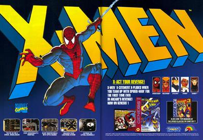 Spider-Man & X-Men: Arcade's Revenge - Advertisement Flyer - Front Image