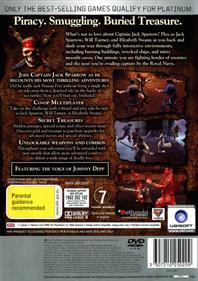 Pirates of the Caribbean: The Legend of Jack Sparrow - Box - Back Image