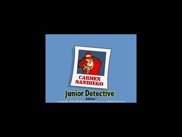 Carmen Sandiego: Junior Detective Edition - Screenshot - Game Title Image