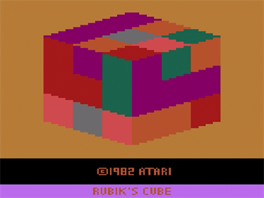 Rubik's Cube 3-D - Screenshot - Game Title Image