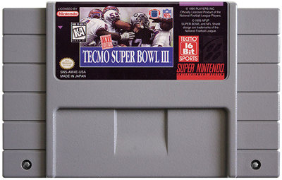 Tecmo Super Bowl III: Final Edition - Fanart - Cart - Front Image