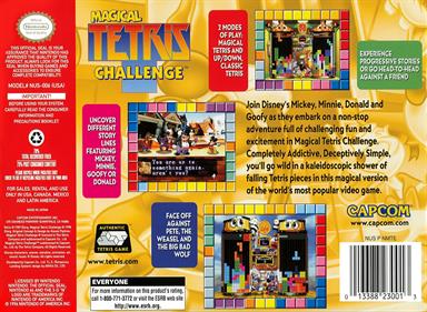 Magical Tetris Challenge - Box - Back Image