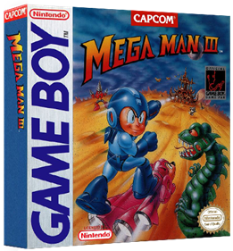 Mega Man III - Box - 3D Image