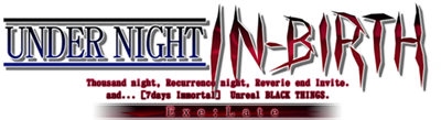 Under Night In-Birth Exe:Late - Clear Logo Image