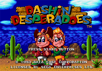 Dashin' Desperadoes - Screenshot - Game Title Image