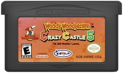 Woody Woodpecker in Crazy Castle 5 - Cart - Front Image