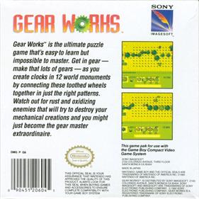Gear Works - Box - Back Image