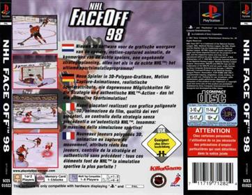 NHL FaceOff 98 - Box - Back Image