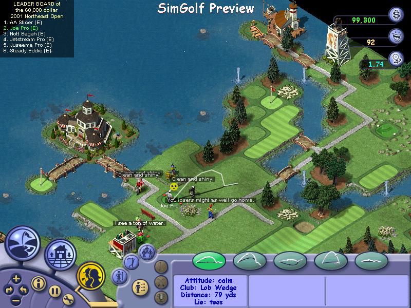 Sid meier s android. Симс гольф. Sid Meier's SIMGOLF. Maxis SIMGOLF.