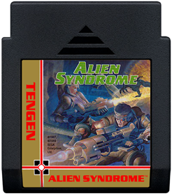 Alien Syndrome - Cart - Front Image
