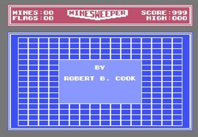 Minesweeper(Compute!) - Screenshot - Game Title Image