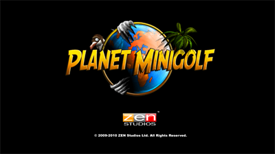 Planet Minigolf - Screenshot - Game Title Image