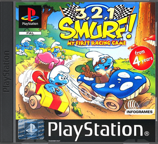 Smurf Racer! - Box - Front - Reconstructed Image