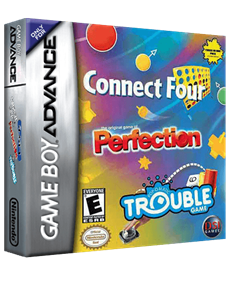 3 Game Pack!: Connect Four / Perfection / Trouble - Box - 3D Image