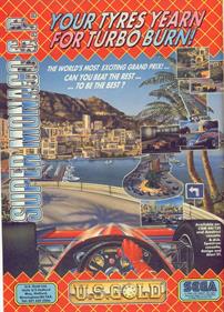 Super Monaco G.P. - Advertisement Flyer - Front Image